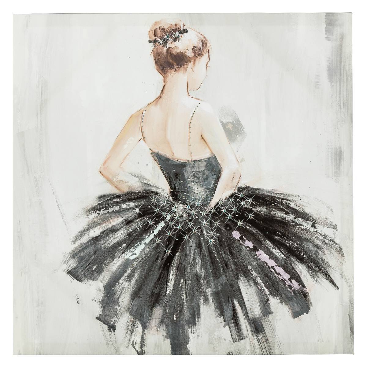Atmosphera - Toile imprimée "Danseuse" 48x48cm - Atmosphera Créateur d'intérieur - Imagen 1