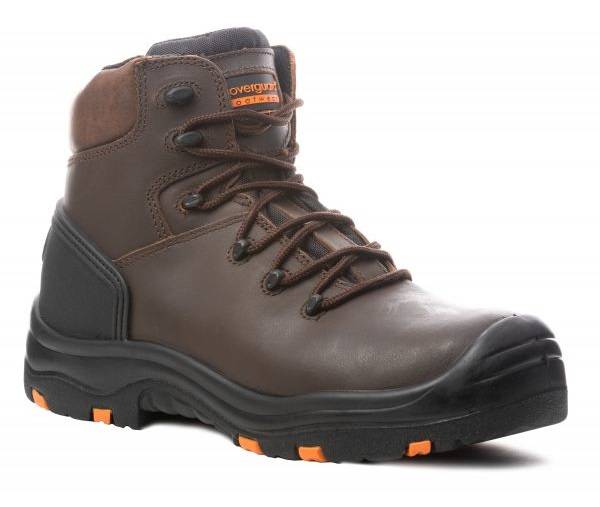 Chaussures de sécurité hautes TOPAZ S3 SRC HRO marron/noir P46 ...