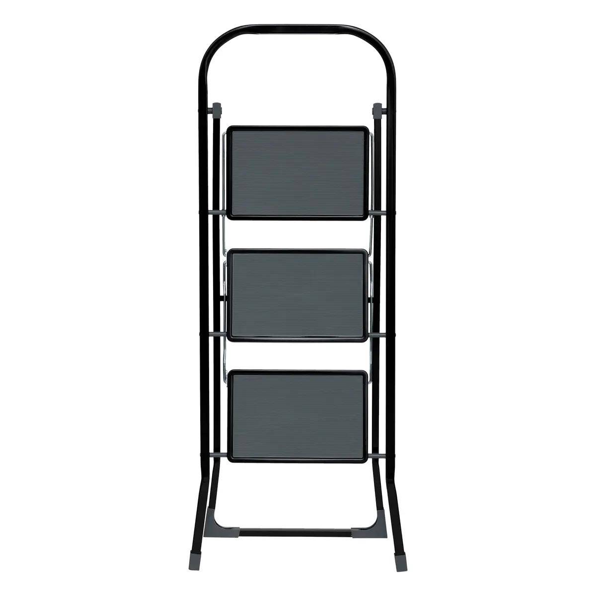 Escabeau en Métal "3 Marches" 105cm Noir - Image 2