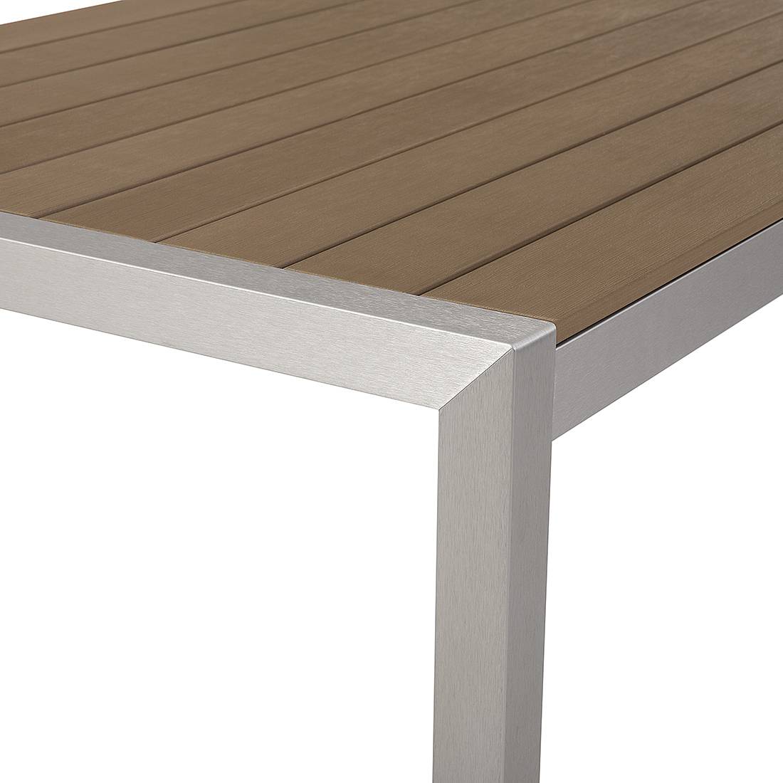 Set de salle à manger Bois synthétique Marron VERNIO - Beliani - Image 3