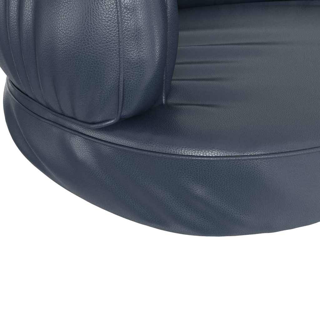 Vidaxl - Lit pour chien ergonomique Mousse Bleu foncé 60x42cm Similicuir vidaXL 171313 - Imagen 7