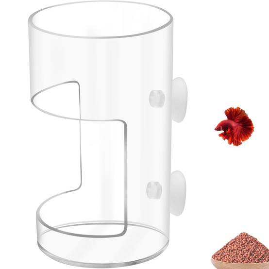 Plateau d'Alimentation avec Ventouse pour Aquariums DtopbuyAge - Image 1