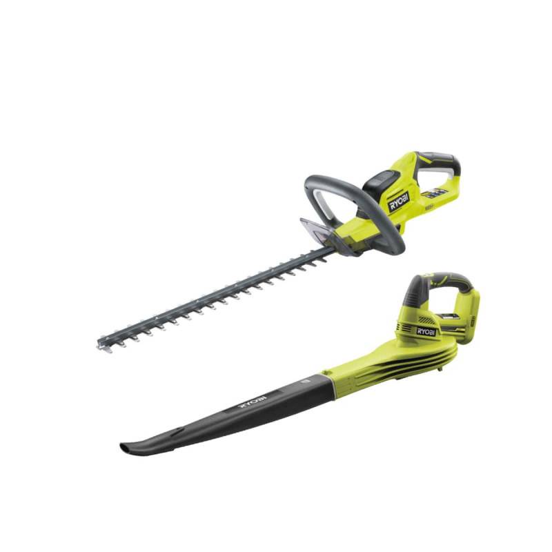 Ryobi - Pack RYOBI taille haie 18V One+ lithium OHT1845 - souffleur 18V One+ OBL1820S - sans batterie ni chargeur - Image 1