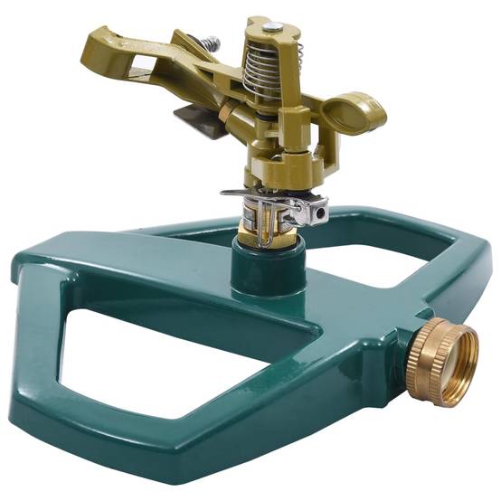 Arroseur rotatif métal vert 21 x 22 x 13 cm - PANGIVO - Image 1