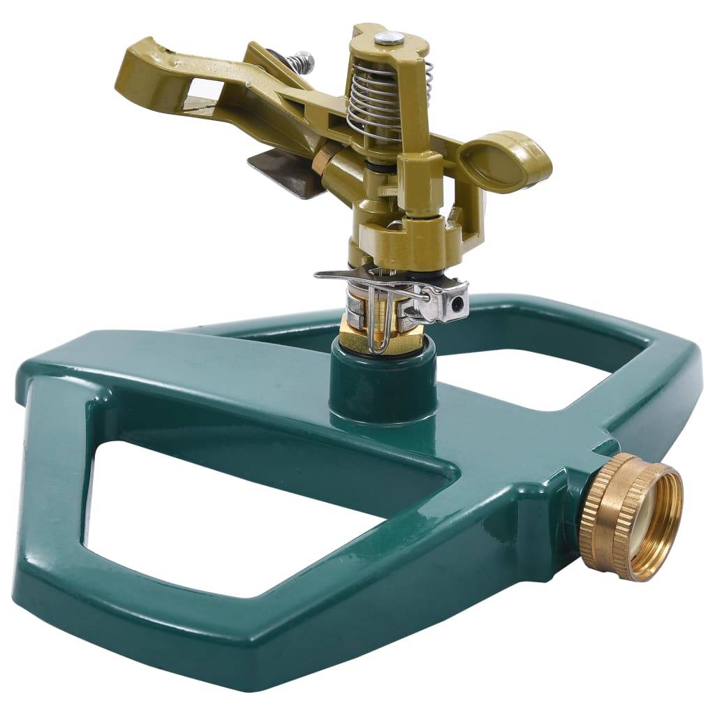 Arroseur rotatif métal vert 21 x 22 x 13 cm - PANGIVO - Image 1