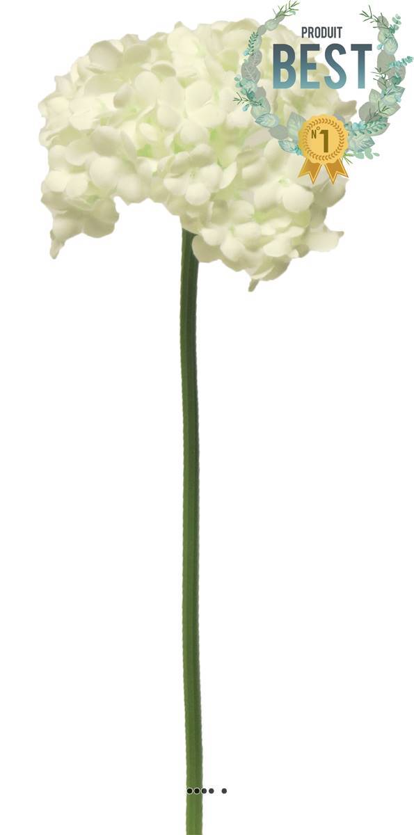Artificielles - Fleurs de Viorne artificielles en tige, H 30 cm Crème - BEST - couleur: Crème - Imagen 1
