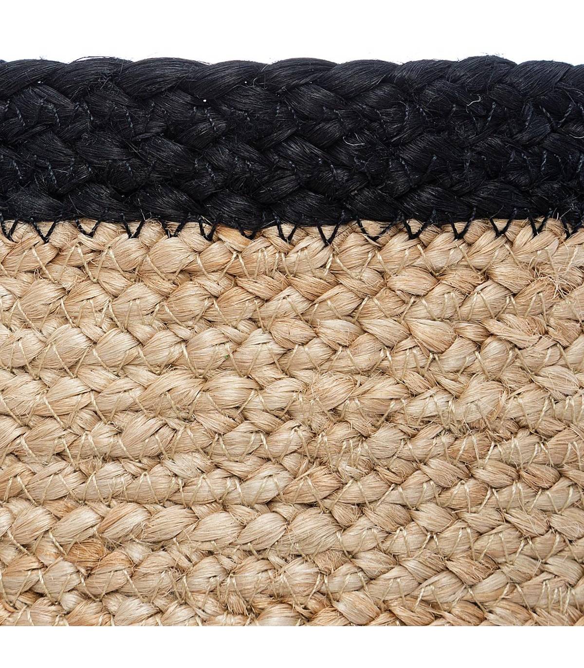 Atmosphera - Set de 3 paniers jute noir D11/16/19cm - Atmosphera Créateur d'intérieur - Imagen 7