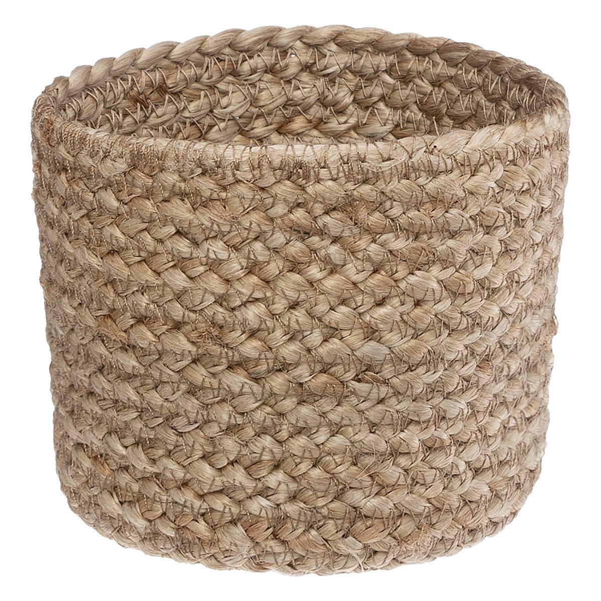 Atmosphera - Set de 3 paniers jute noir D11/16/19cm - Atmosphera Créateur d'intérieur - Imagen 2