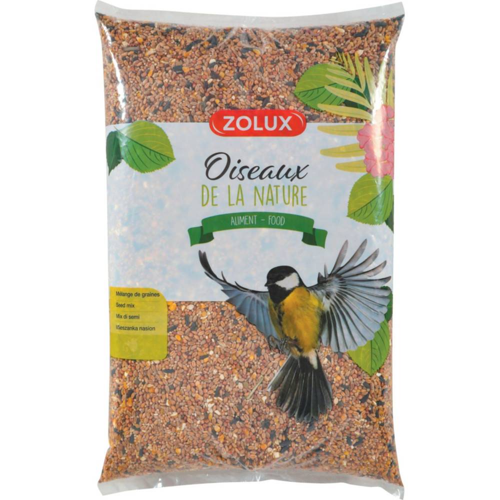 Zolux - Mélange de graines sac 5kg pour oiseaux de jardin
