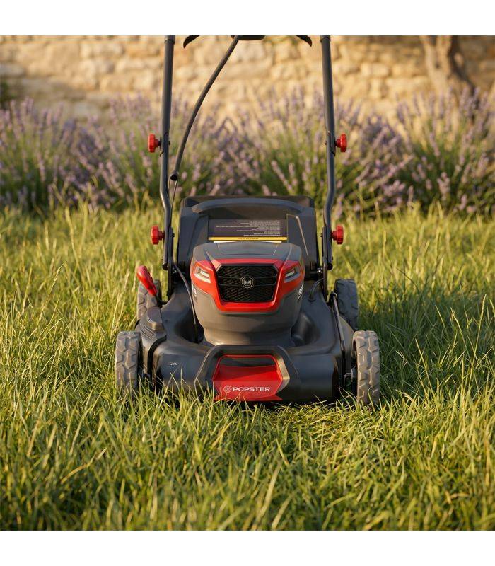 Tondeuse électrique 40V poussée, lame 50 cm, 40 min d'autonomie - POPSTER BLM236H-21 PAC - Image 5