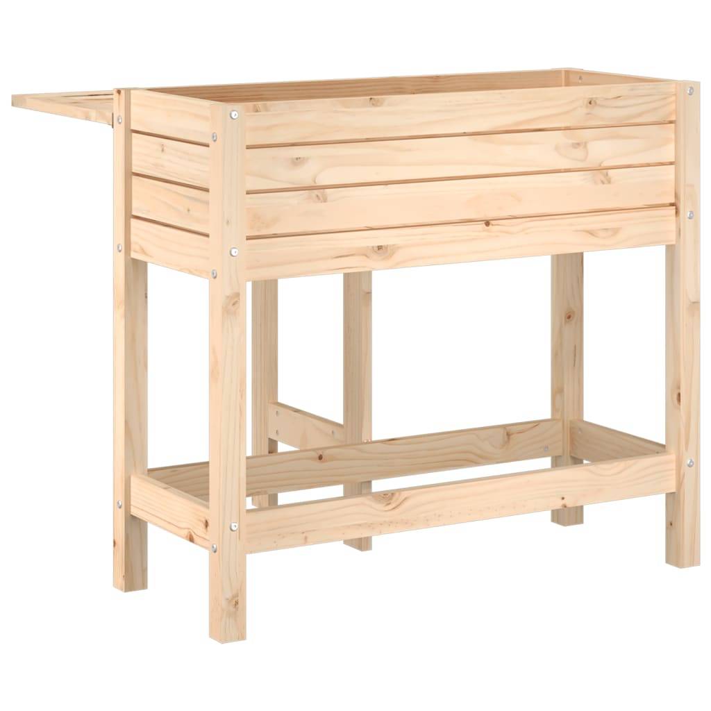 Maison Chic - Jardinière, Bac à fleurs, Pot de fleurs avec dessus de table pliable bois de pin massif - Imagen 6