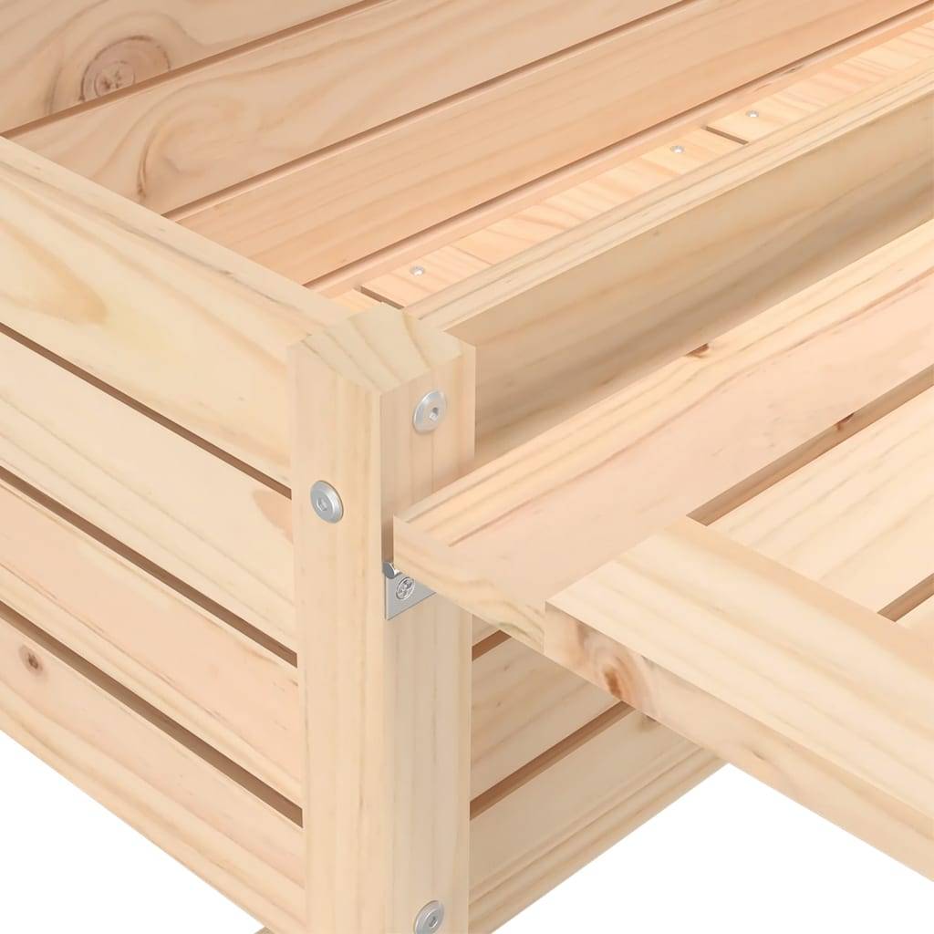 Maison Chic - Jardinière, Bac à fleurs, Pot de fleurs avec dessus de table pliable bois de pin massif - Imagen 9