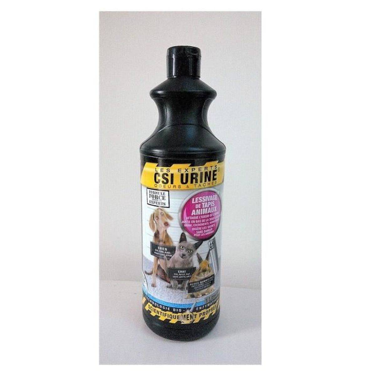 Nettoyant enzymatique pour tapis taches et odeurs d’urine, 1 L - CSI URINE - Image 2