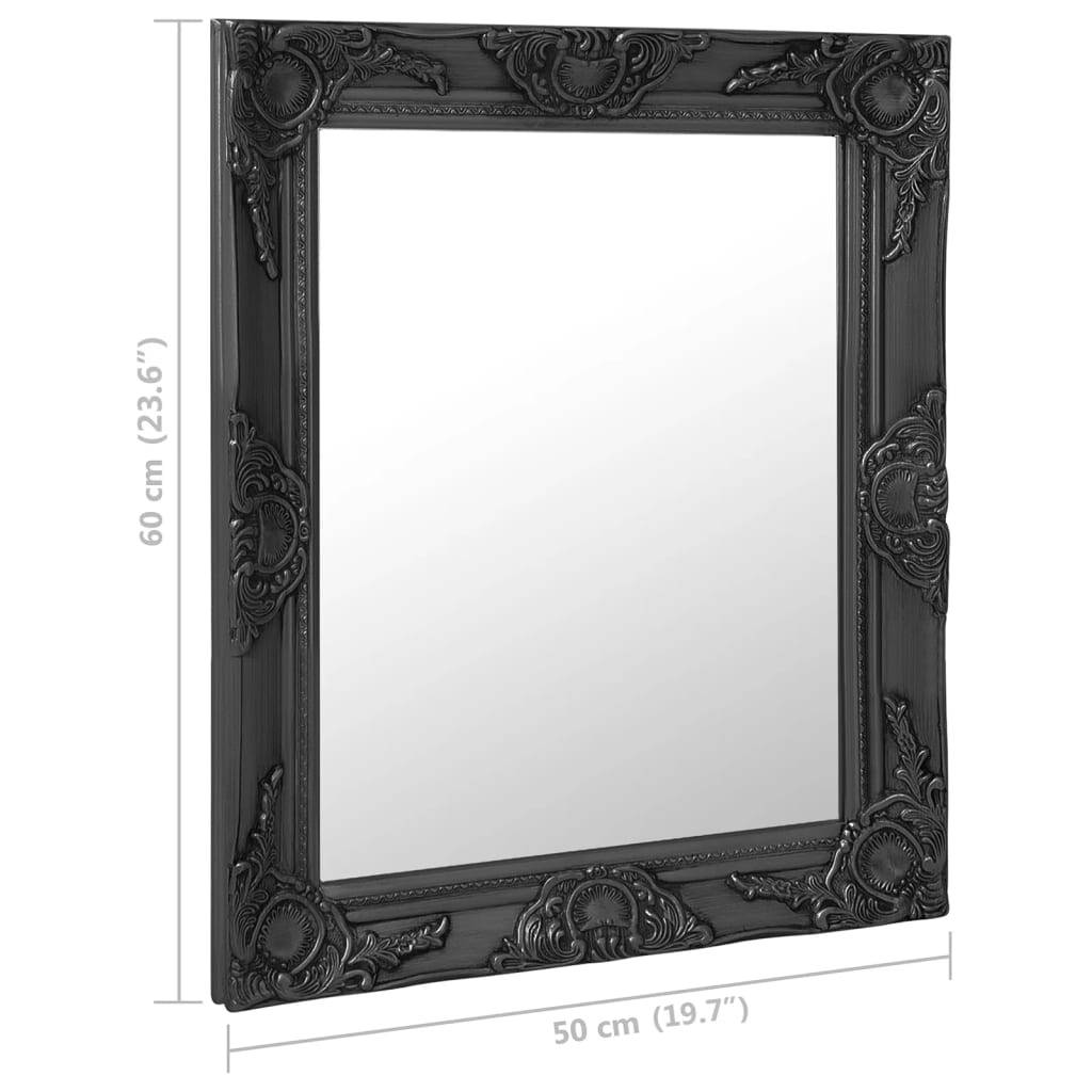 Maison Chic - Miroir mural style baroque 50x60 cm noir Maison Chic - Image 6