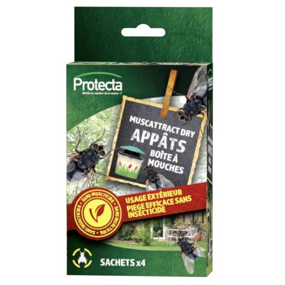 Protecta - Protecta - Recharges Appâts Piège à Mouches - 4 Sachets - Imagen 1