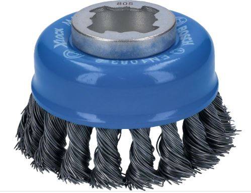 Bosch Professional - Brosse boisseau acier X-Lock BOSCH Ø75 Fil 0.50 mm - 2608620727