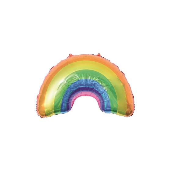 Party Time - Ballon Aluminium "Arc en Ciel" 93cm Multicolore - Image 1