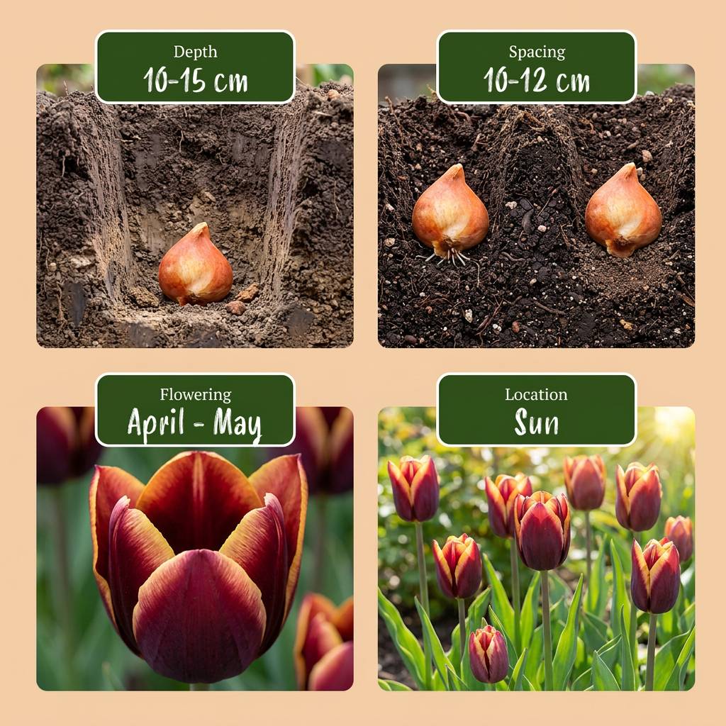 La Green Touch - Tulipe My Favourite Topping en mélange - 15 bulbes - calibre 11/12 - Image 4