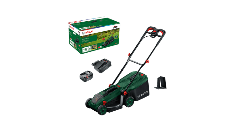 Tondeuse à gazon sans fil ROTAK18V-34 - BOSCH - avec 1 batterie 4,0 Ah - chargeur - 06008B9N00 - Image 1