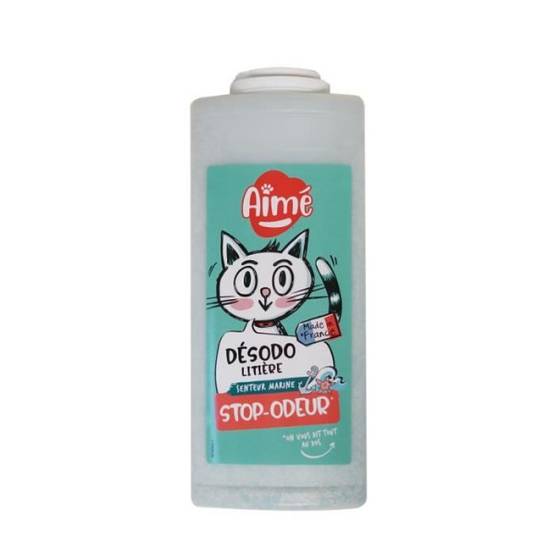 AIME Désodorisant pour litiere marine 700ml - Pour chat - Image 1