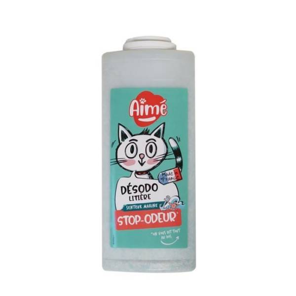 AIME Désodorisant pour litiere marine 700ml - Pour chat - Image 1