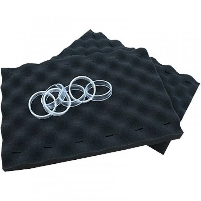 Zodiac - Lot de 2 brosses mousses + 14 clips pour robot indigo W0887A Zodiac