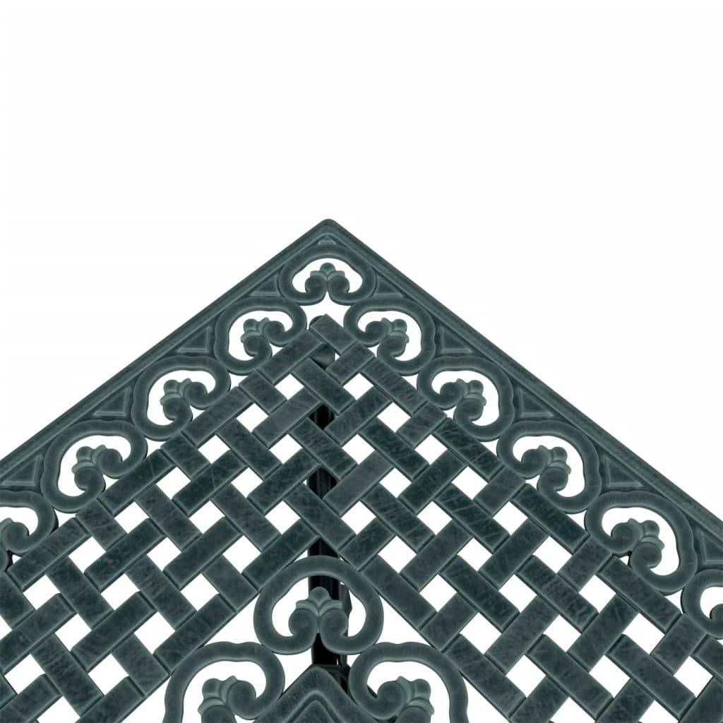 Table de jardin aluminium coulé vert 80 x 80 x 75 cm - PANGIVO - Image 9