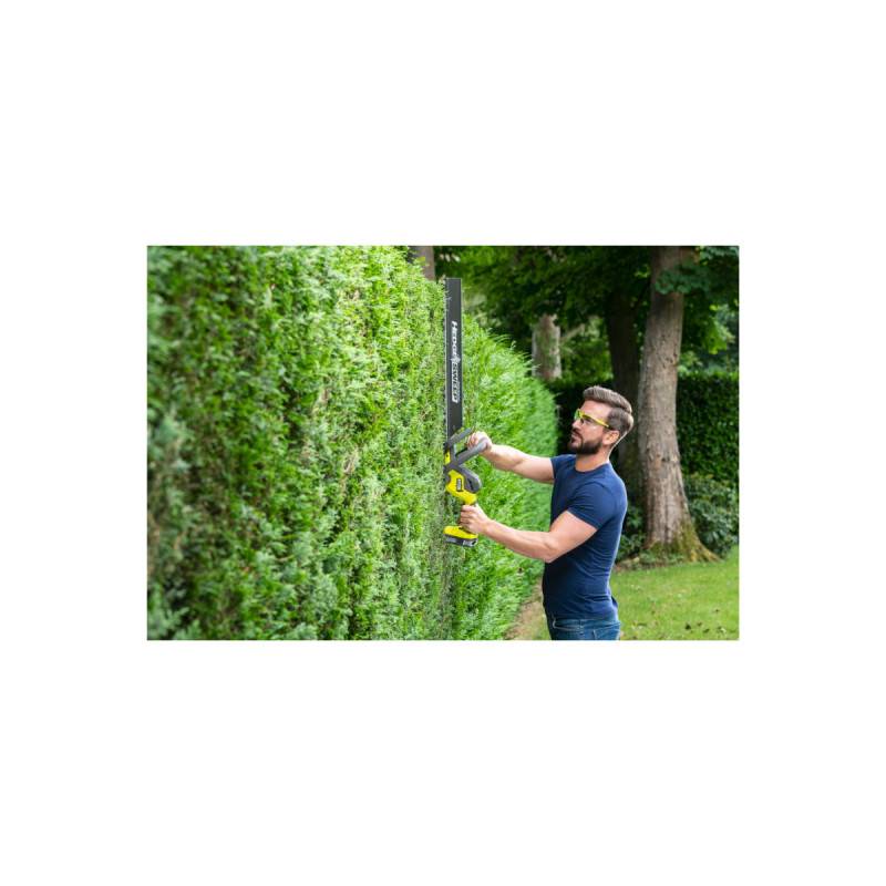 Ryobi - Pack RYOBI Taille-haies Linea 18V One+ INEA 55cm RY18HT55A-0 - 1 Batterie 5.0Ah - 1 Chargeur rapide RC18120-150 - Image 4