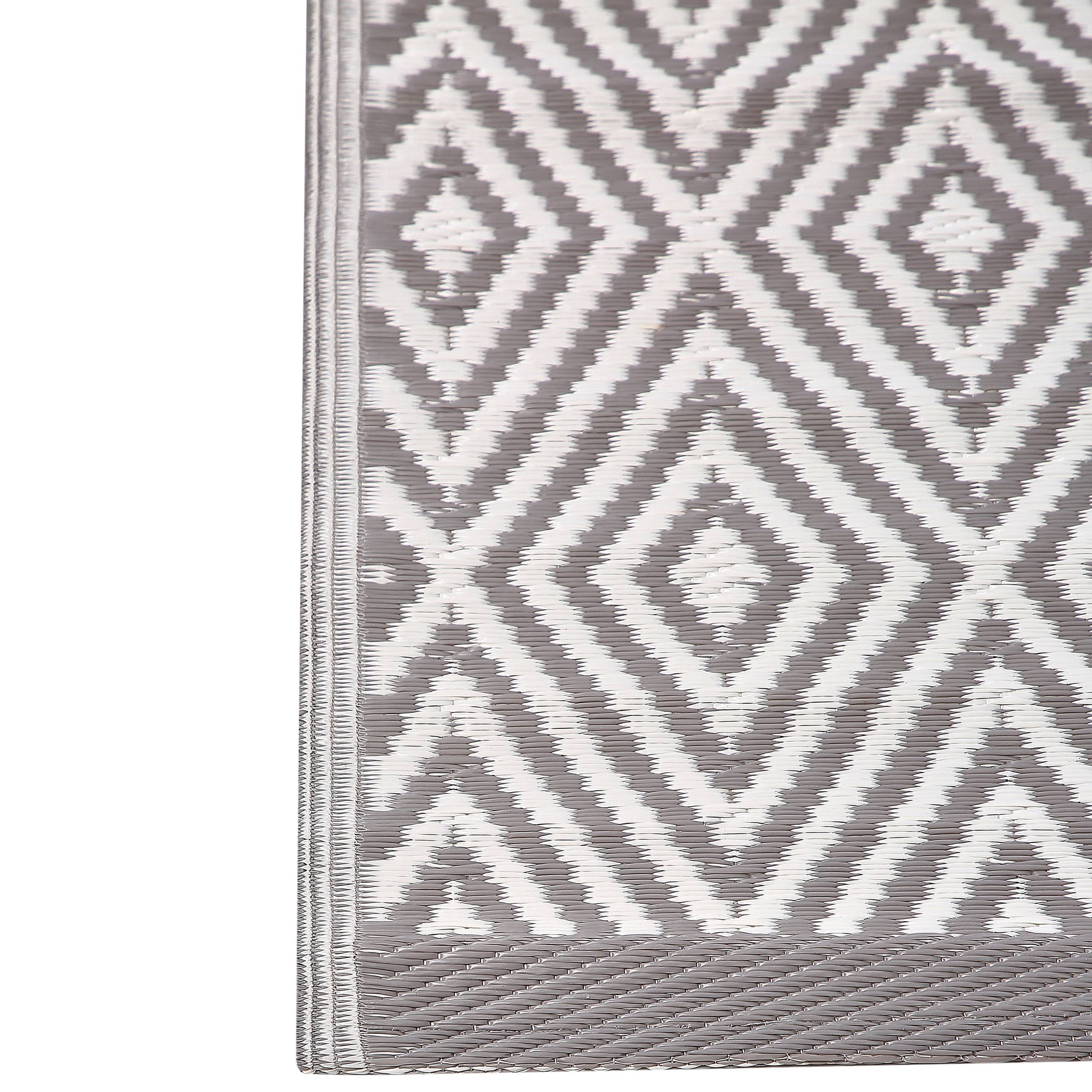 Beliani - Tapis d'extérieur Polypropylène Gris clair SIKAR - Beliani - Imagen 4