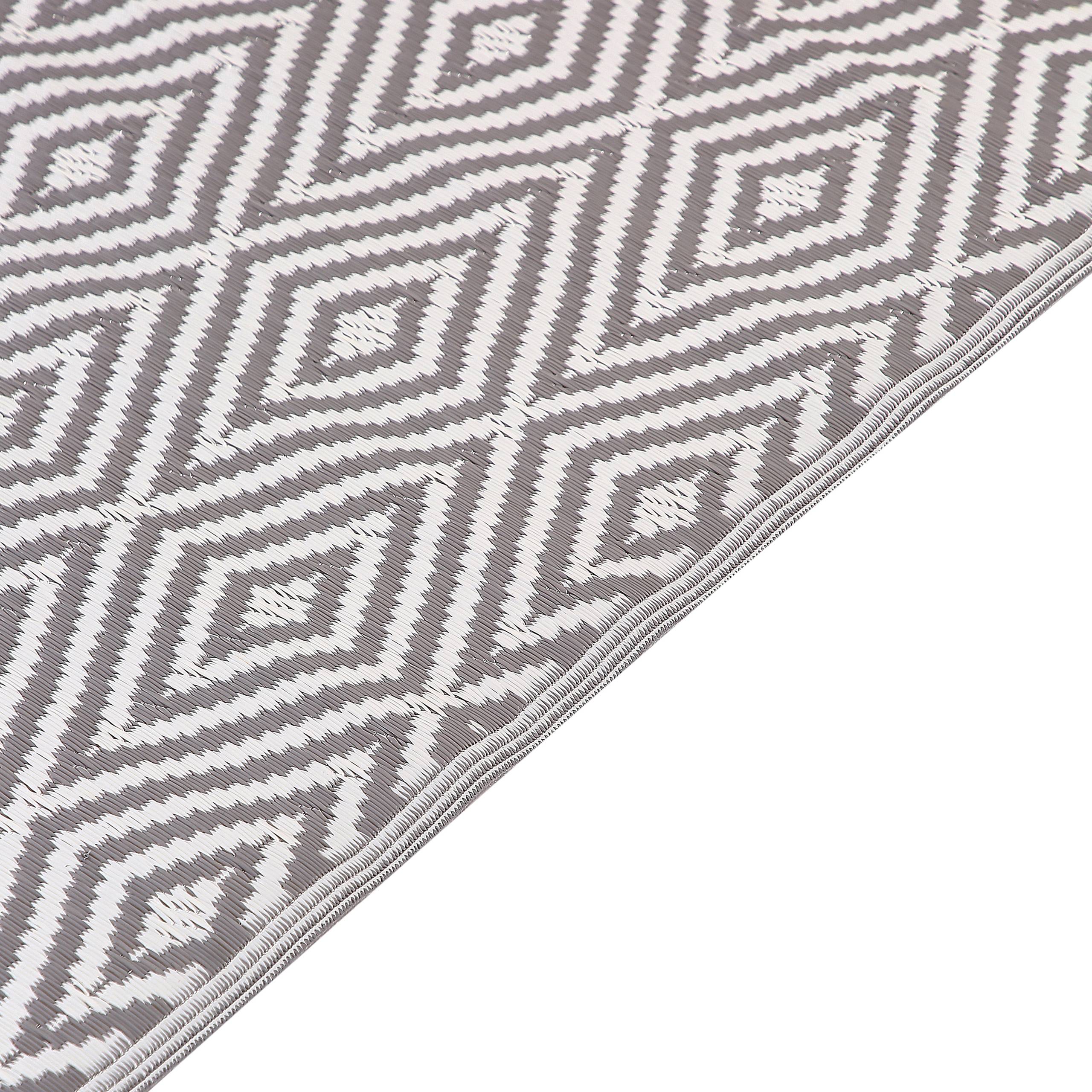 Beliani - Tapis d'extérieur Polypropylène Gris clair SIKAR - Beliani - Imagen 3