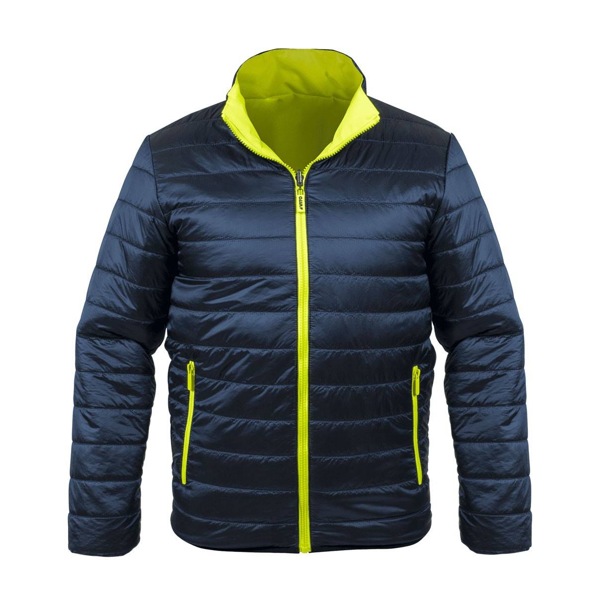 Vito - Veste de sécurité Hiver haute visibilité Taille M Réversible Jaune/noir 2en1Bandes reflechissantes VITO Dual - Imagen 4