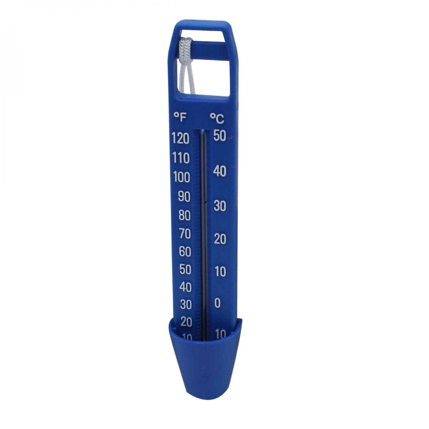 Linxor - Thermomètre flottant bleu pour piscine avec cordon - Linxor