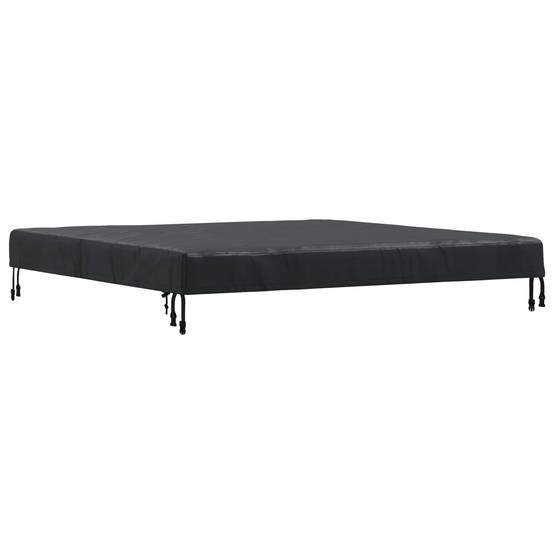 Housse de table tissu noir 122 x 122 x 15 cm, Poids:1.07kg - PANGIVO - Image 2