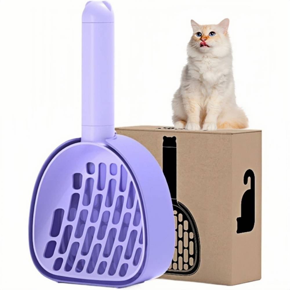 Pelle à Litière Pour Chats avec Support et Sacs Durable Facile à Nettoyer - Lytech - Image 1