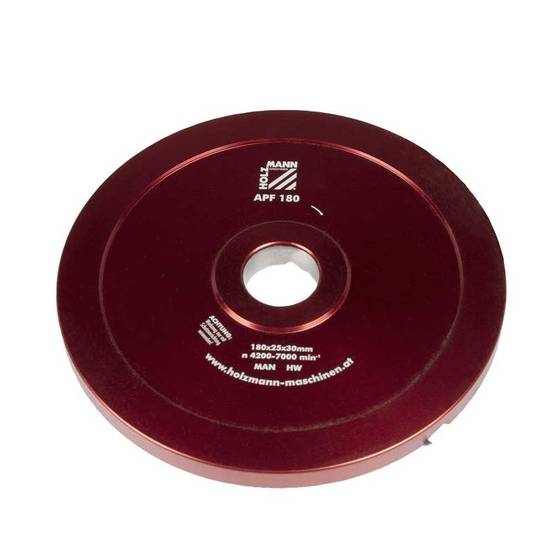 Porte-outil plate bande D. 180 x 25 x Al. 30 mm Z2 APF180 livré avec profil F0 Holzmann - Image 1