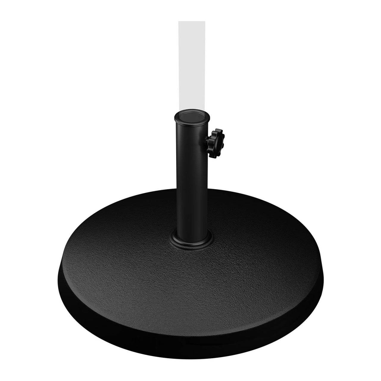 Helloshop26 - Pied de parasol rond - diamètre 45 cm - 15 kg noir - Imagen 2