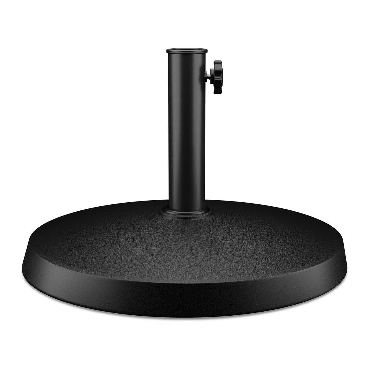 Helloshop26 - Pied de parasol rond - diamètre 45 cm - 15 kg noir - Imagen 1