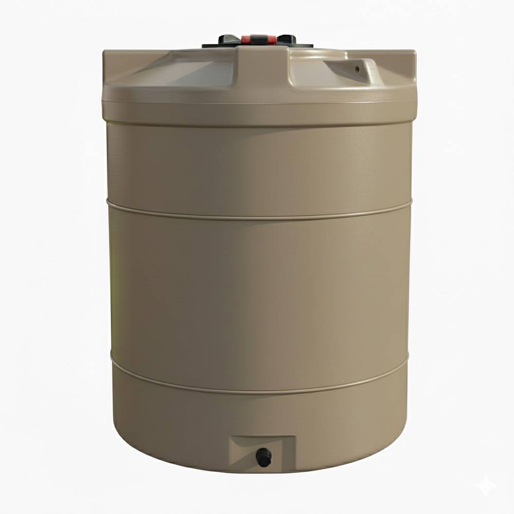 Cuve à eau verticale 3000l aérienne-plast'up rotomoulage - Imagen 1