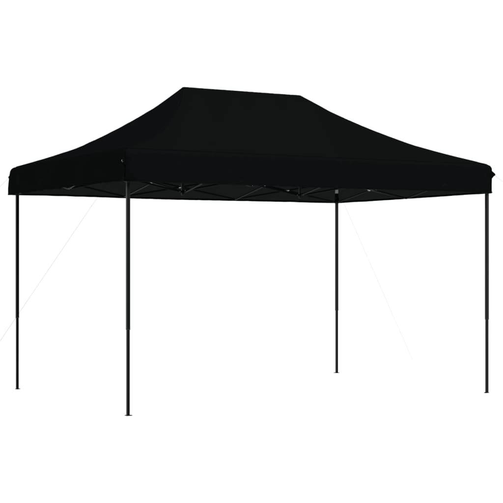 Pergola acier noir 410 x 279 x 315 cm - Prolenta premium p375.6 - Image 1