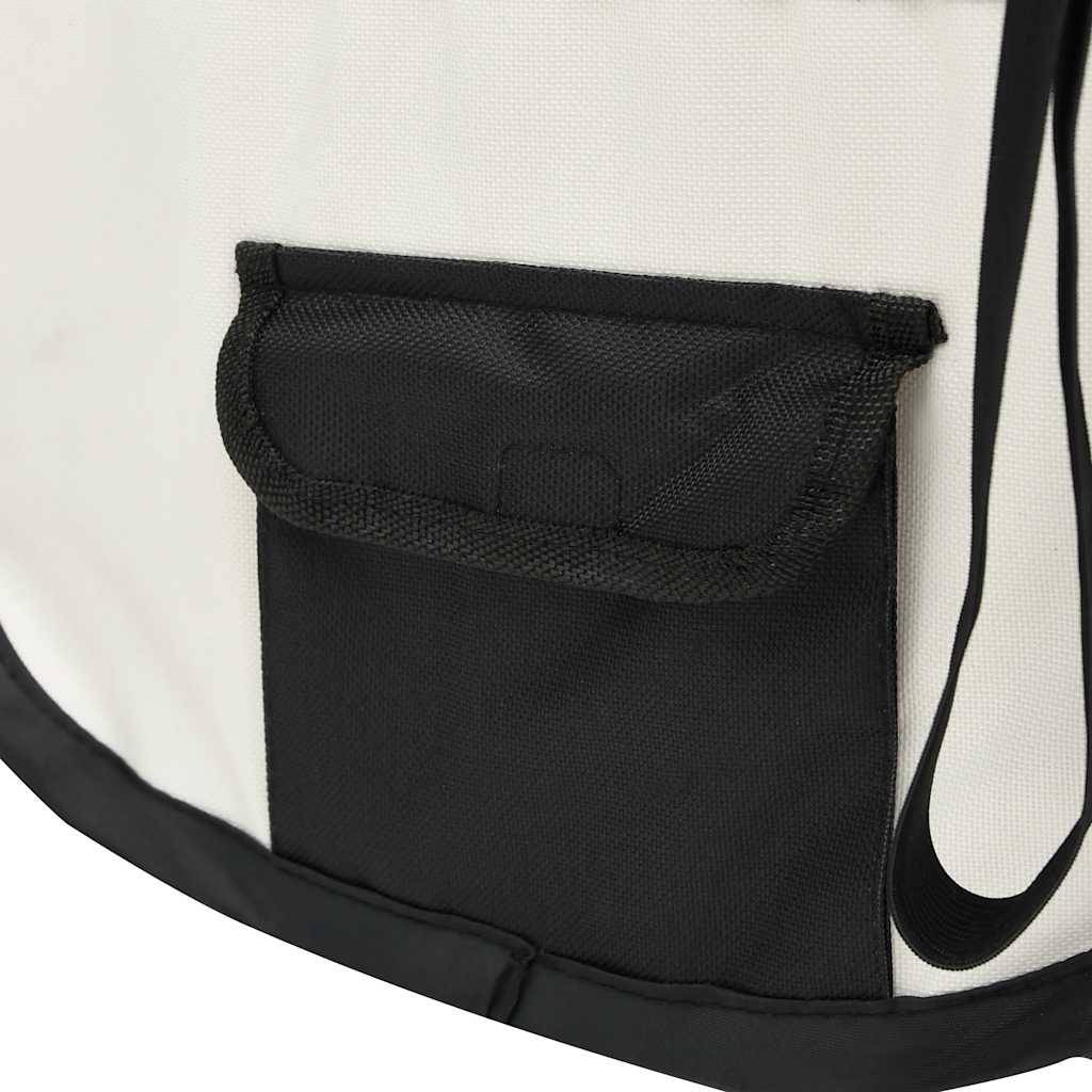 Vidaxl - Parc pliable pour chien avec sac de transport Noir 125x125x61cm vidaXL 171007 - Imagen 4