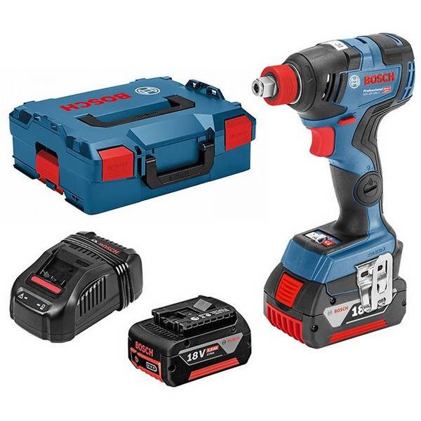 Bosch - Boulonneuse GDX 18V-200C BOSCH - Batt.2x5.0Ah + charg.GAL1880 CV - 06019G4201 - Imagen 1