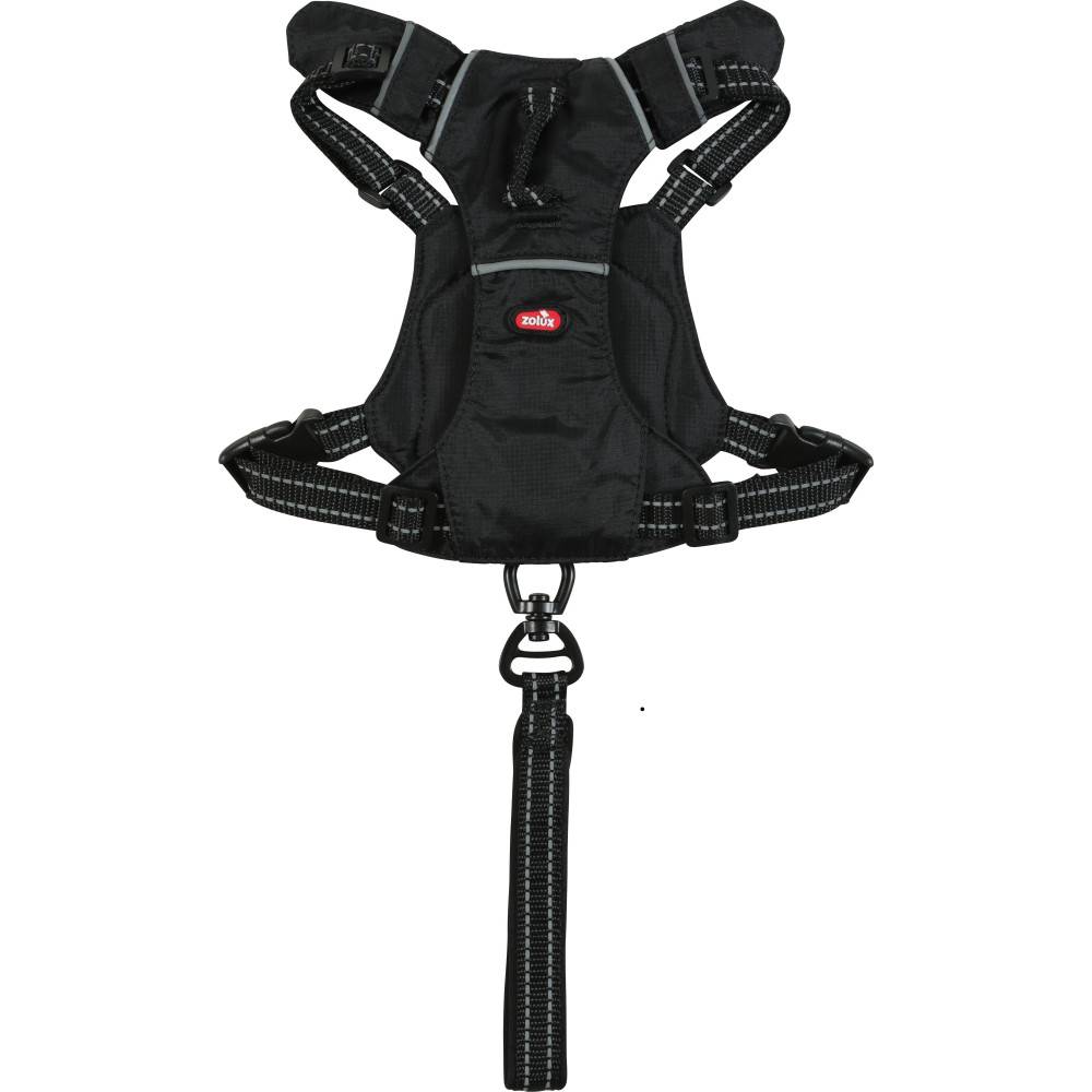 Zolux - Harnais et laisse enrouleur intégré XS noir pour petit chien max 9 kg - Imagen 5