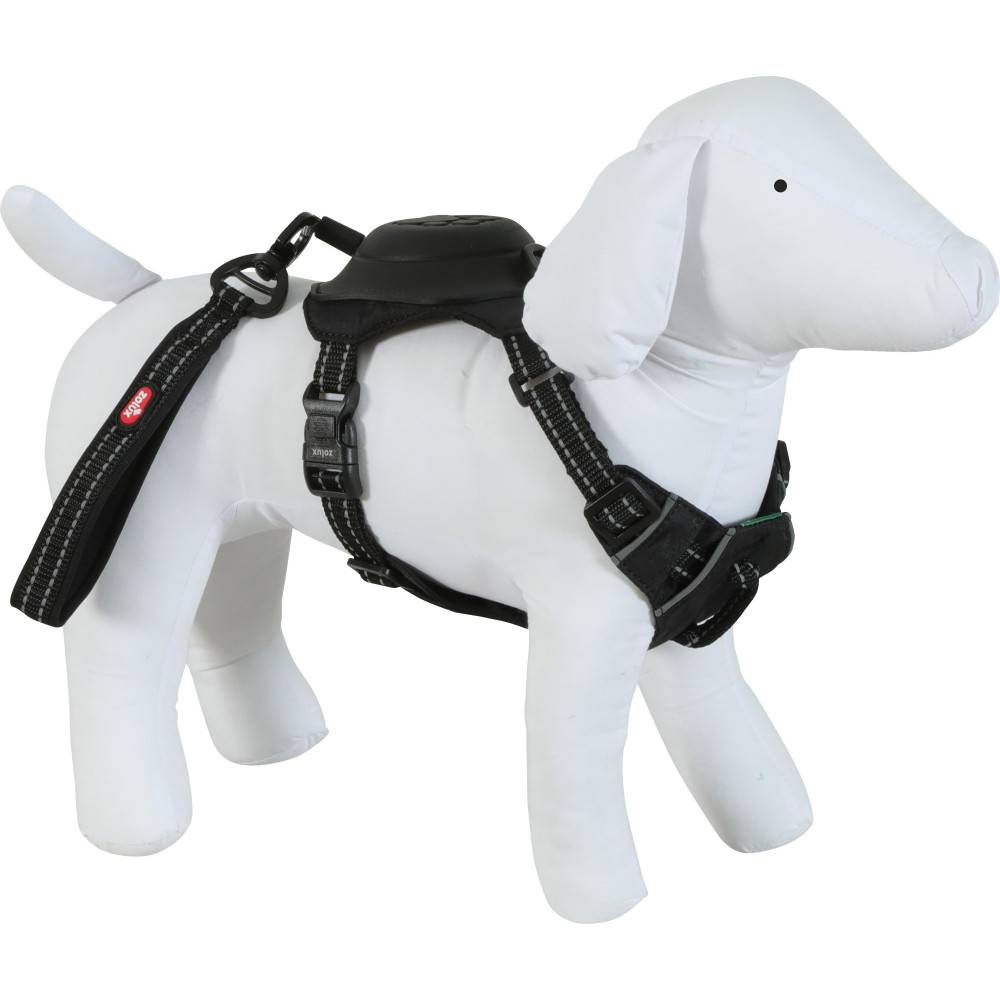 Zolux - Harnais et laisse enrouleur intégré XS noir pour petit chien max 9 kg - Imagen 2