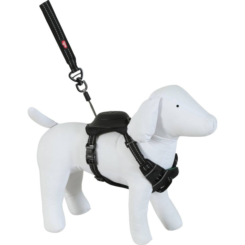 Zolux - Harnais et laisse enrouleur intégré XS noir pour petit chien max 9 kg - Imagen 1