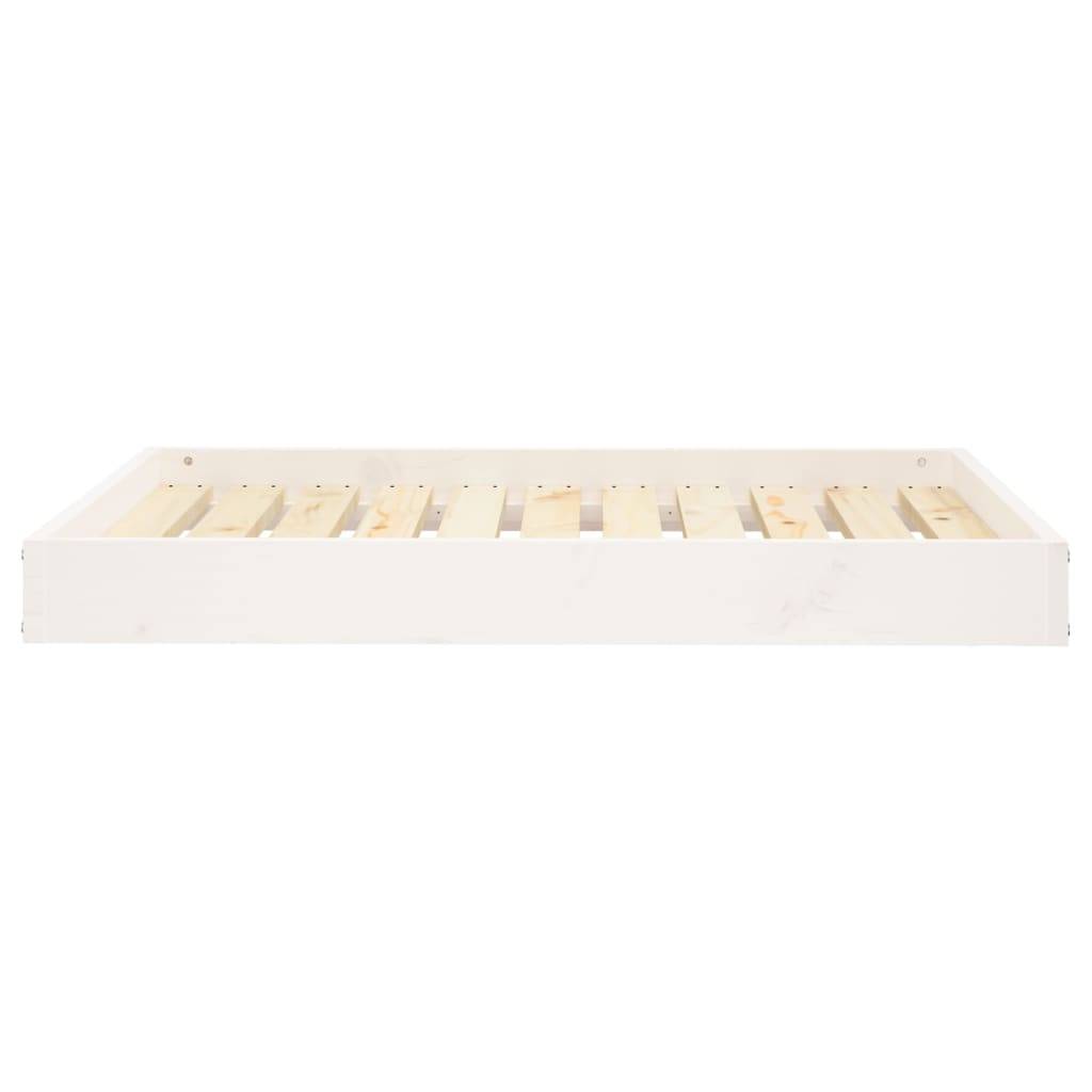 Vidaxl - Lit pour chien Blanc 91,5x64x9 cm Bois de pin solide vidaXL 820862 - Imagen 5
