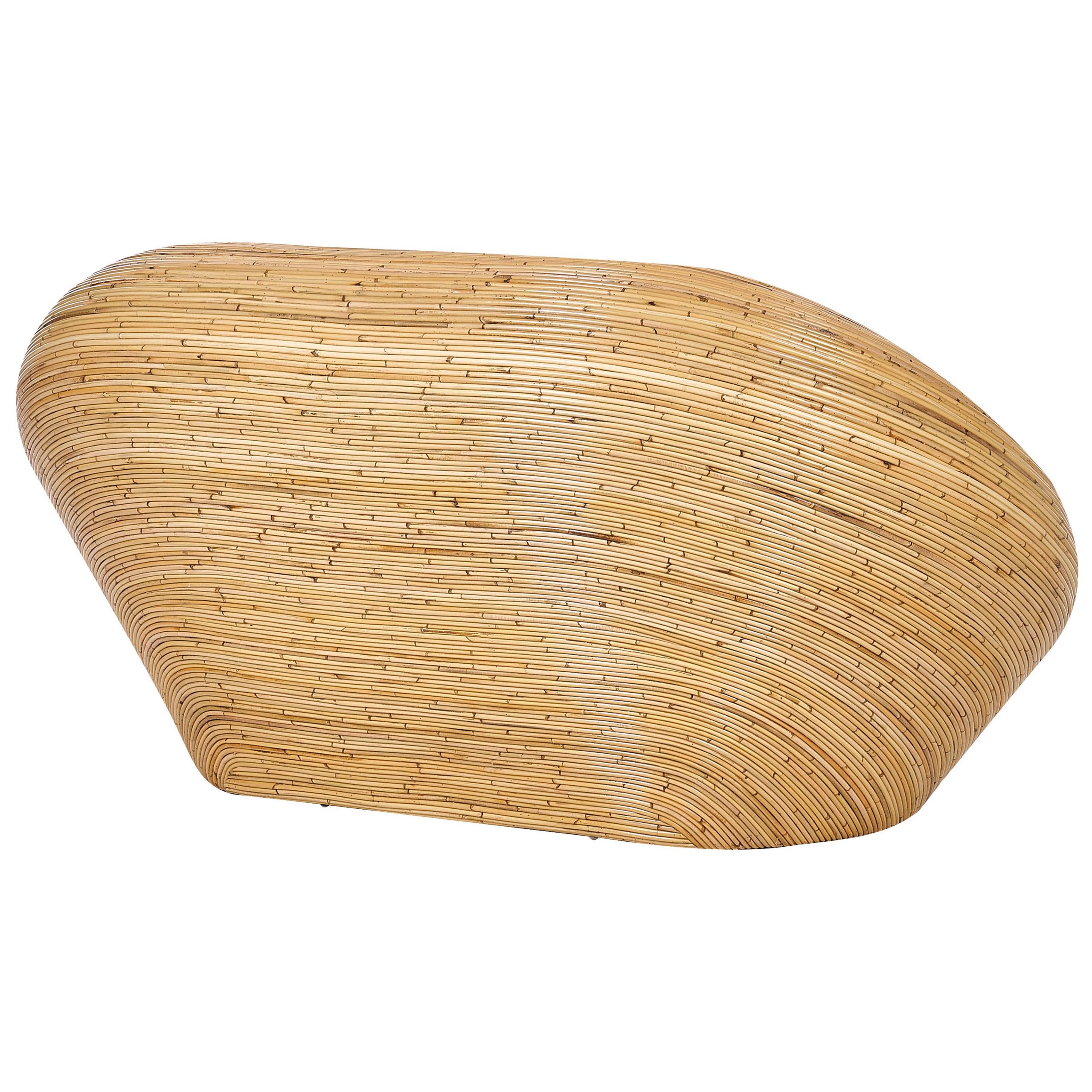 Beliani - Canapé de jardin, 2 Personnes Rotin Naturel MAIORI - Beliani - Imagen 6