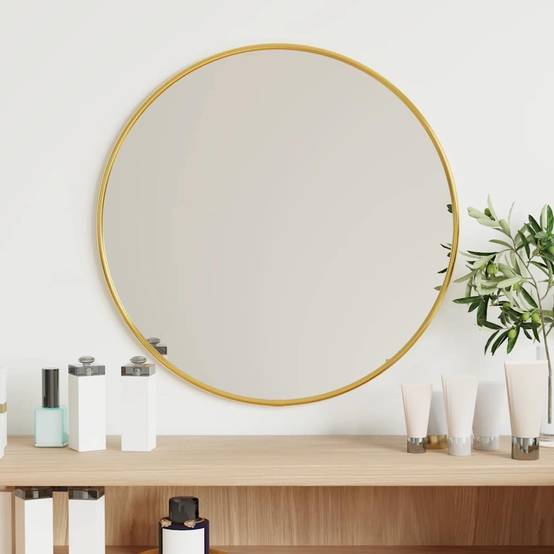 Maison Chic - Miroir mural Doré Ø 40 cm Rond Maison Chic - Image 2