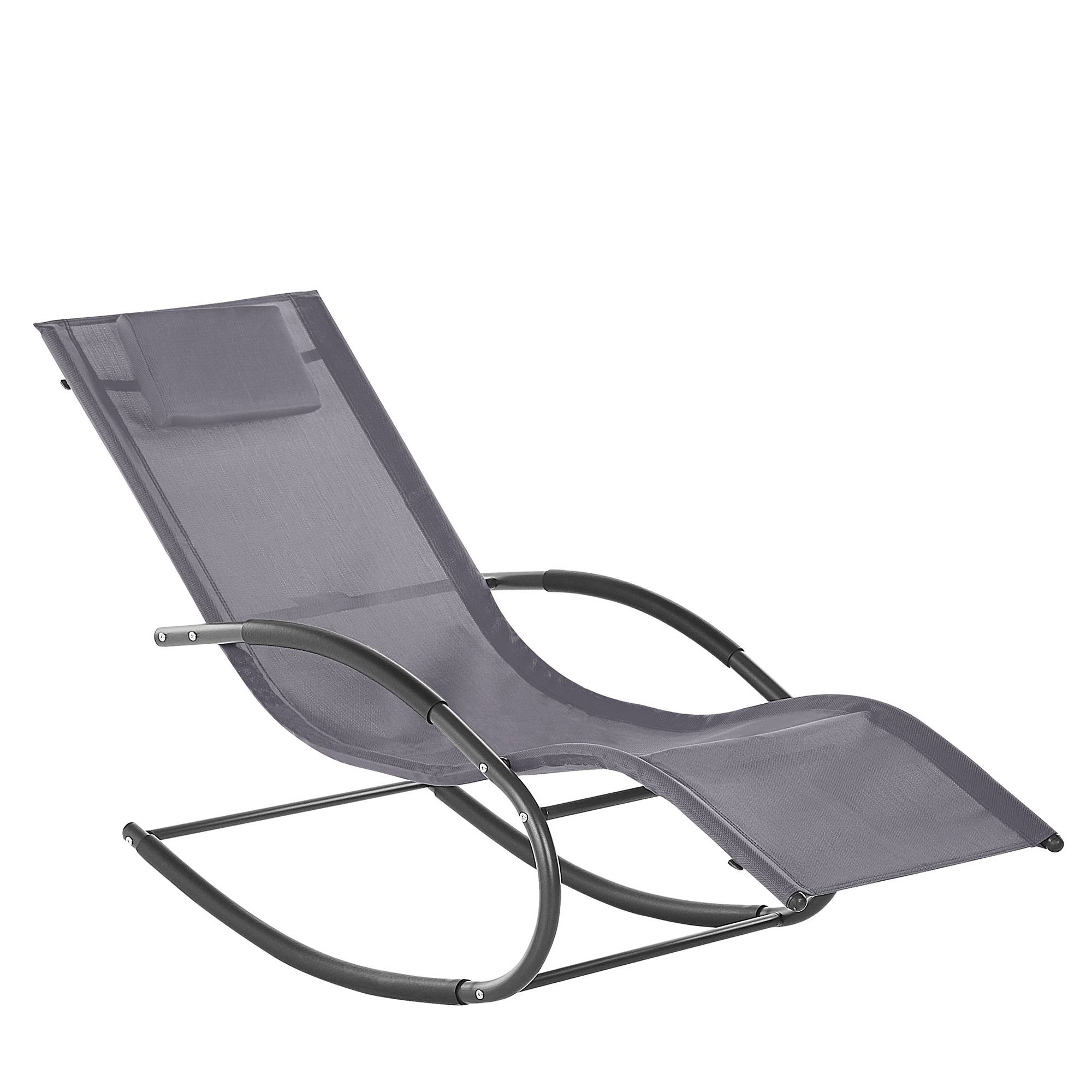 Beliani - Chaise longue Acier Gris CARANO II - Beliani - Imagen 2