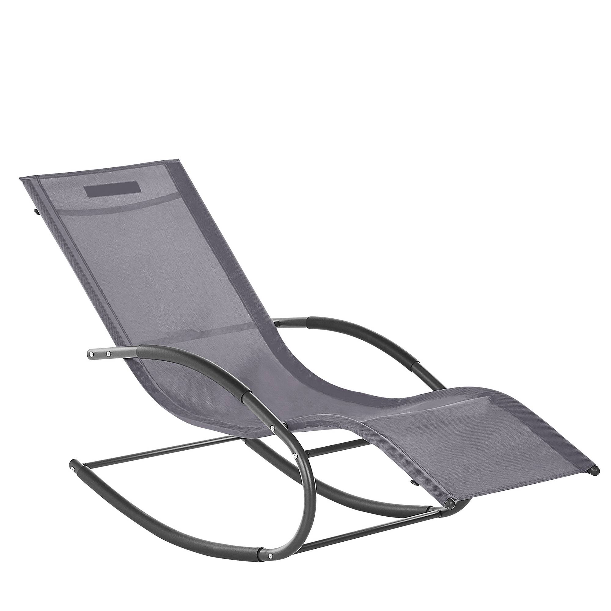 Beliani - Chaise longue Acier Gris CARANO II - Beliani - Imagen 4