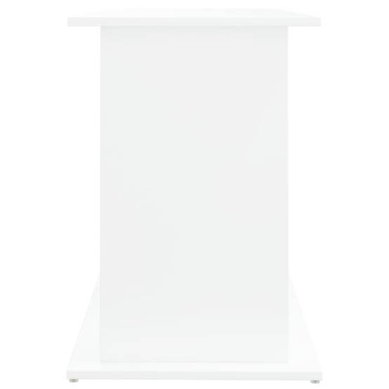 Grand Meuble Aquarium Bois d'ingénierie Rangement Ouvert 121x41x58 cm Blanc - ComfortXL Outdoor Living - Image 7